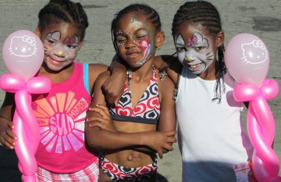 Face painting design example