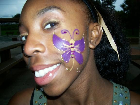 Face painting design example