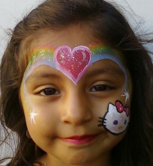 Face painting design example