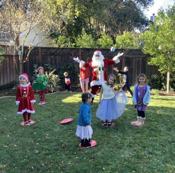 Holiday party photo