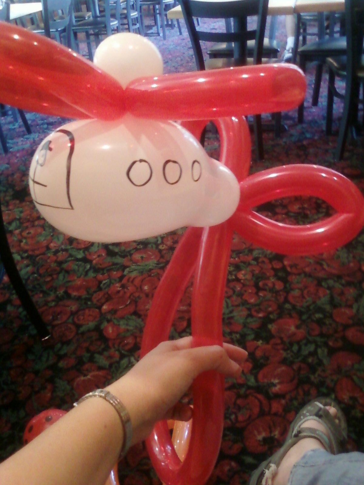 Balloon twisting fun