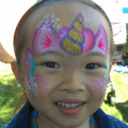 Face painting design example