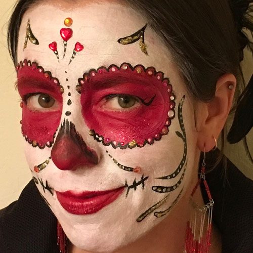 Face painting design example