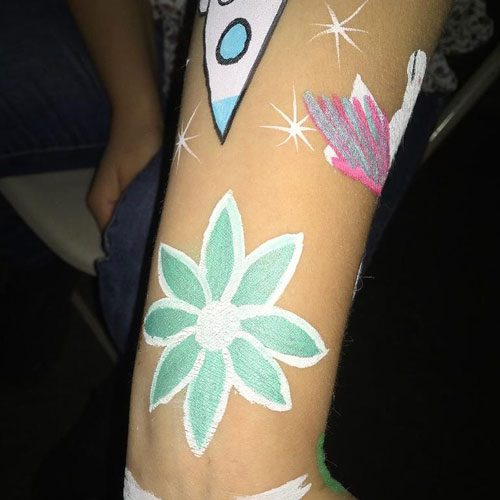 Face painting design example