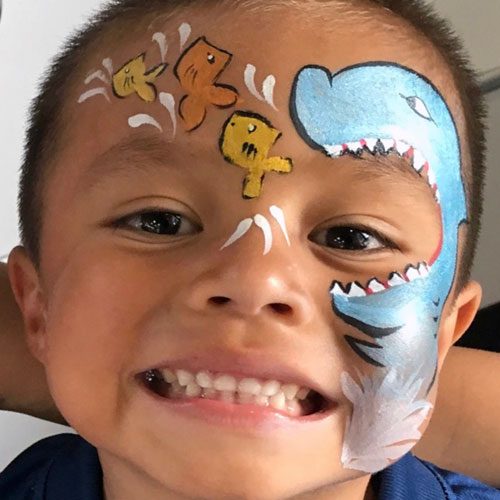 Face painting design example
