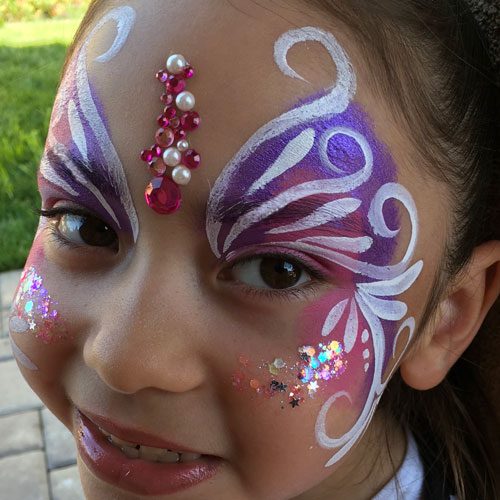 Face painting design example