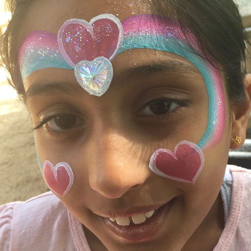 Face painting design example