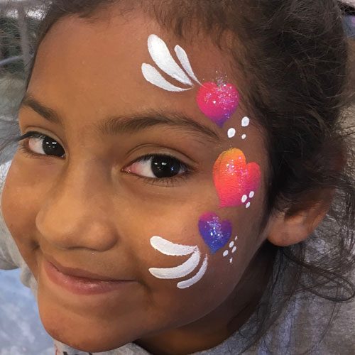 Face painting design example
