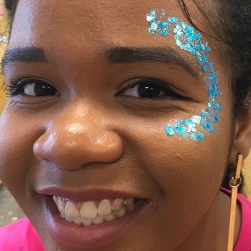 Face painting design example