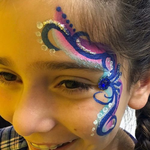 Face painting design example