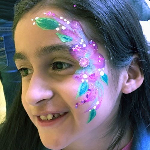 Face painting design example