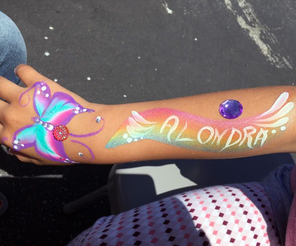 Face painting design example
