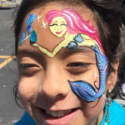 Face painting design example
