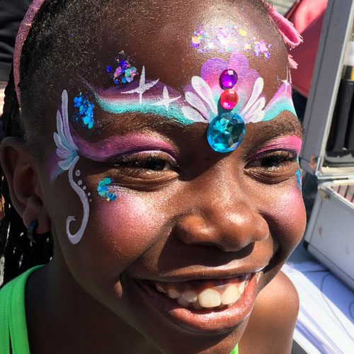 Face painting design example