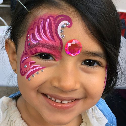Face painting design example