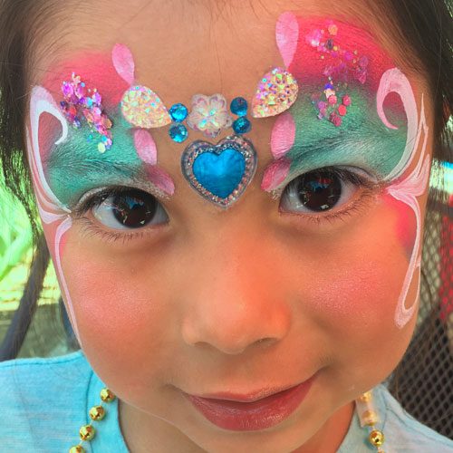 Face painting design example