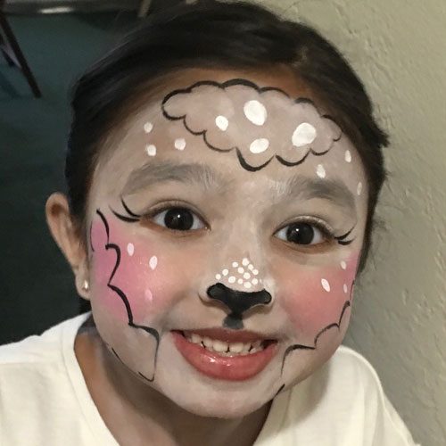 Face painting design example