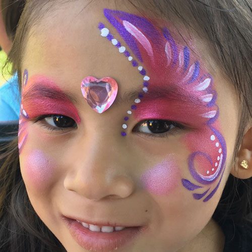 Face painting design example