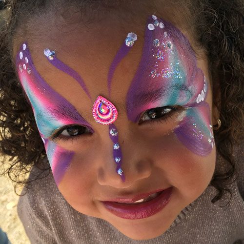 Face painting design example